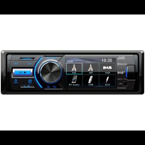 JVC KD-X561DBT auto audio-video uztvērējs Melns