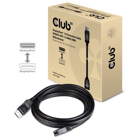 Club 3D CLUB3D cac-1023 3 m DisplayPort Черный
