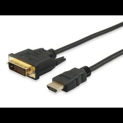Equip 119322 видео кабель адаптер 2 m HDMI DVI-D Черный