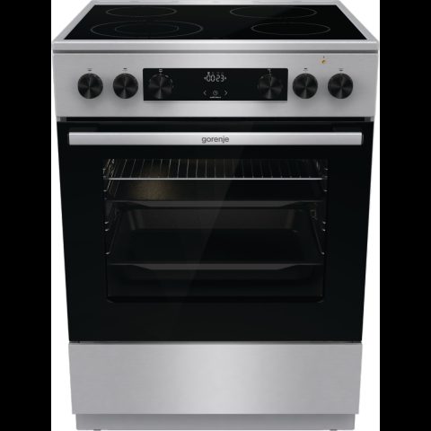 Gorenje GECS6C70XC cooker Freestanding cooker Electric Coil hob Stainless steel