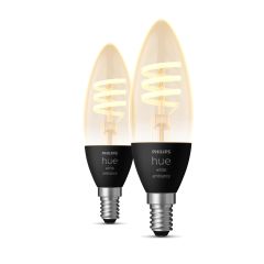 Philips Svece – viedā spuldze E14 – (2 gab. iepakojumā)