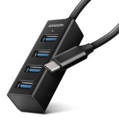Axagon HUE-M1C interfeisa centrmezgls USB 3.2 Gen 1 (3.1 Gen 1) Type-C 5000 Mbi…