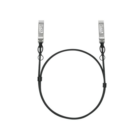 TP-Link Omada SM6220-1M InfiniBand un optiskās šķiedras kabelis SFP28 Melns