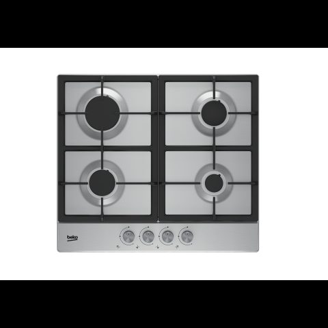 Beko HIAG 64225 SX Nerūsējošs tērauds Iebūvēts Gāzes 4 zone(s)