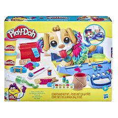 Play-Doh pārnēsājamais veterinārārsta rotaļu komplekts