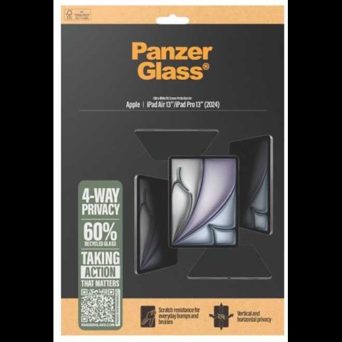 Panzer Glass „PanzerGlass“ 4 krypčių privatumo ekrano apsauga „iPad Air 13 / 13 Pro“