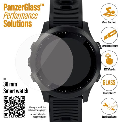 Samsung PanzerGlass 3602 Viedā nēsājamā ierīce Ekrāna aizsargs Caurspīdīgs Rūdīt…