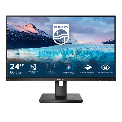 Philips S Line 242S1AE/00 computer monitor 60.5 cm (23.8") 1920 x 1080 pixels Fu…