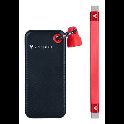 Verbatim Pocket SSD 512 GB USB Type-C 3.2 Gen 2 (3.1 Gen 2) Черный