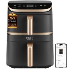 Cosori Turbo Tower Pro Smart Single 10.8 L Stand-alone 2630 W Hot air fryer Bla…