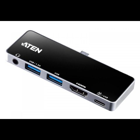 Aten UH3238 USB-C Travel Dock with Power Delivery