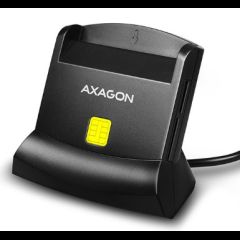 Axagon CRE-SM2 viedkaršu nolasītājs Iekštelpas USB USB 2.0 Melns