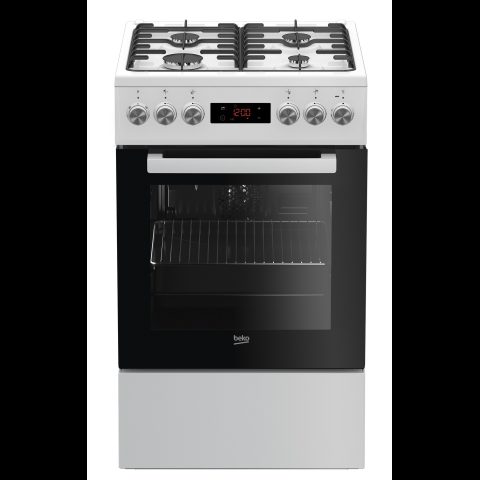 Beko FSE52320DWD plīts & cepeškrāsns Brīvi stāvoša plīts Elektrisks Gāzes Bal…
