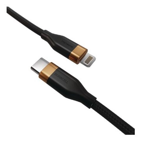 Duracell DRU5024A кабель с разъемами Lightning 2 m Черный