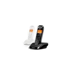 Motorola S12 Duo DECT telephone Caller ID Black