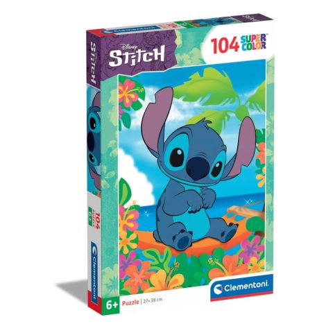 Clementoni Supercolor Stitch Puzle 104 pcs Komiksi