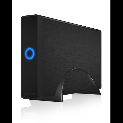 Icy Box IB-377U3 HDD korpuss Melns 3.5"