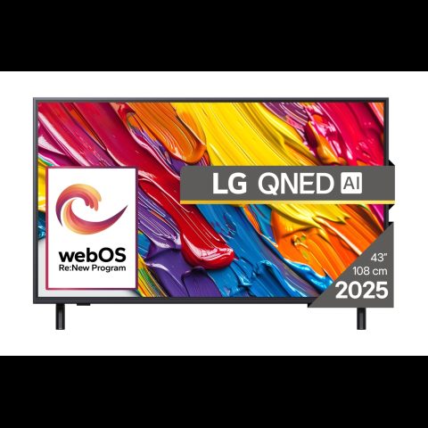 LG QNED 43QNED82A3B TV 109.2 cm (43") 4K Ultra HD Smart TV Wi-Fi Black