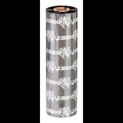 Zebra 2300 Performance Wax thermal ribbon 74 m Black