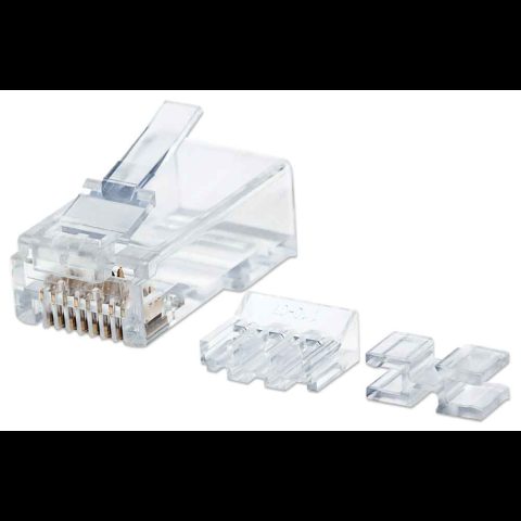 Intellinet 790550 коннектор RJ45 Прозрачный