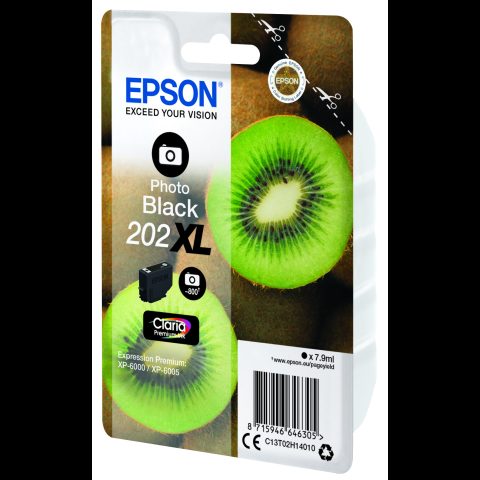 Epson Kiwi 202XL tintes kārtridžs 1 pcs Oriģināls High (L) Yield Melns