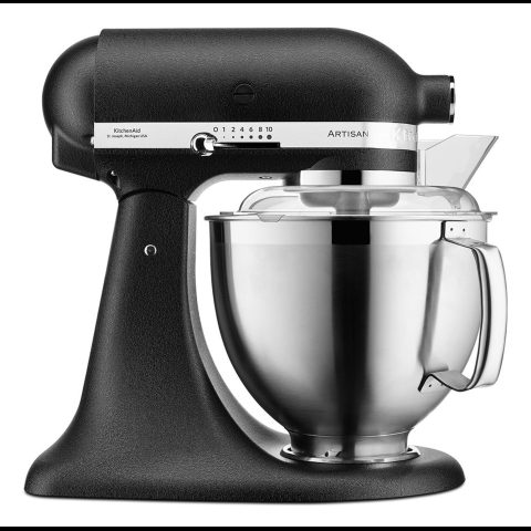 KitchenAid ARTISAN 5KSM185PS Mikseris ar statīvu 300 W Melns