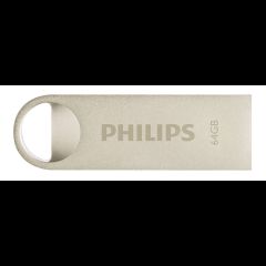 Philips Moon Edition 2.0 USB zibatmiņa 64 GB USB Type-A Sudrabs