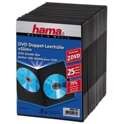 Hama DVD Slim Double-Box 25