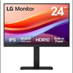LG 24BA55W-B monitori 61 cm (24") 1920 x 1200 pikseļi WUXGA Melns
