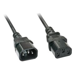Lindy 30333 elektrības kabelis Melns 5 m C13 uzmava C14 uzmava