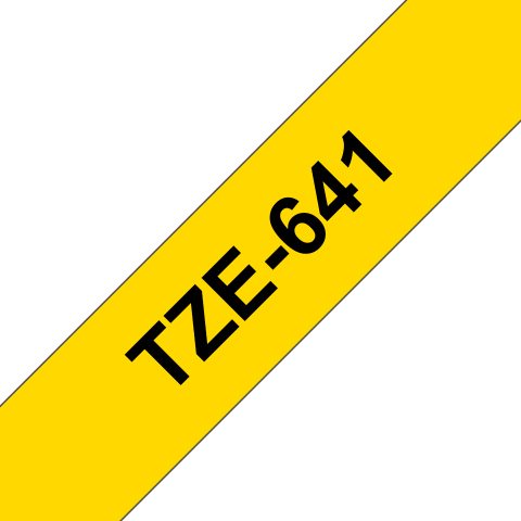 Brother TZE-641 marķēšanas lenta Melns uz dzeltena