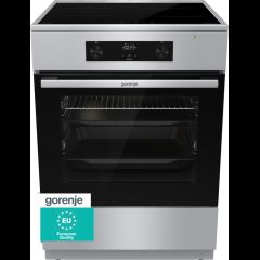 Gorenje GEIT6C60XPG Freestanding cooker Electric Zone induction hob Stainless st…