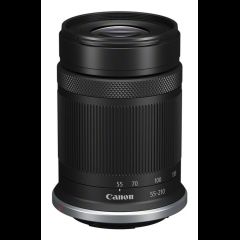 Canon RF-S 55-210 mm f5-7.1 IS STM MILC Telefoto tālummaiņas objektīvs Melns