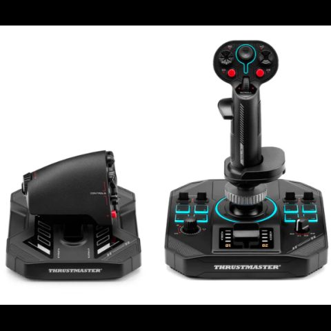 Thrustmaster Sol-R 4 HOTAS Черный USB Joystick + engine control lever Аналоговый/цифр…