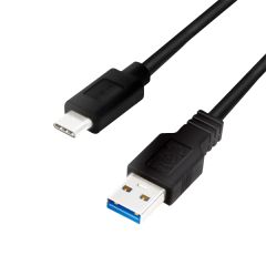 LogiLink CU0170 USB cable USB 3.2 Gen 1 (3.1 Gen 1) 2 m USB A USB C 5 Gbit/s Blac…
