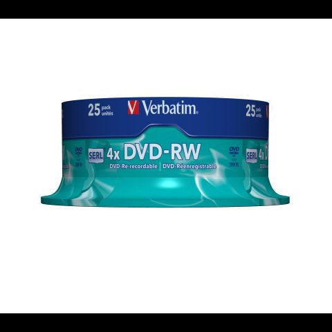 Verbatim DVD-RW Matt Silver 4
