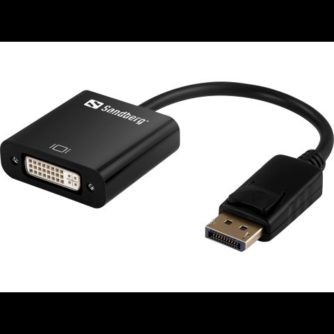 Sandberg 508-45 video kabeļu aksesuārs DisplayPort DVI-D Melns