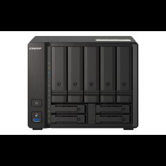 QNAP TS-H973AX NAS Tower Ryzen Embedded V1500B 32 GB DDR4 0 TB QuTS hero Черн…