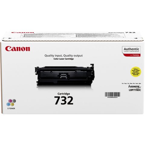 Canon 732Y tonera kārtridžs 1 pcs Oriģināls Dzeltens