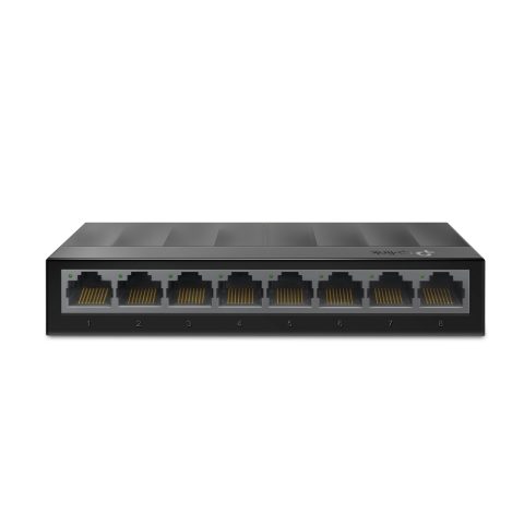 TP-Link LS1008G Nepārvaldīts Gigabit Ethernet (10/100/1000) Melns