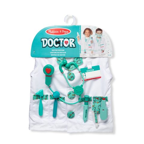 Spin Master Melissa & Doug MPP RLP Doctor Rl Ply Costume Set GML Maskuballes kostīms…