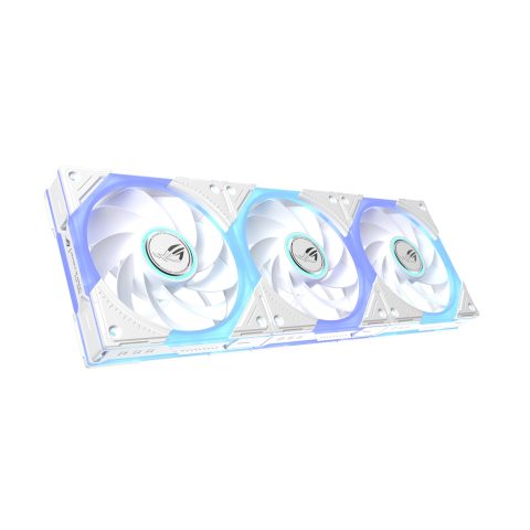 Asus ROG Eurux GR120 ARGB Reverse Fan White Edition - Triple Pack Datora korp…