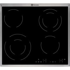 Electrolux EHF6342XOK hob Black Built-in Ceramic hob 4 zone(s)