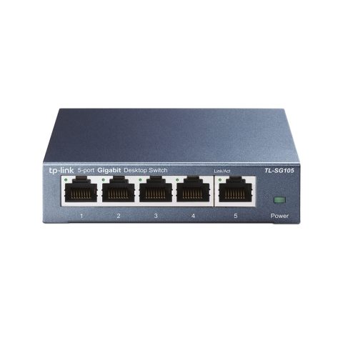 TP-Link TL-SG105 network switch Unmanaged L2 Gigabit Ethernet (10/100/1000) Blac…