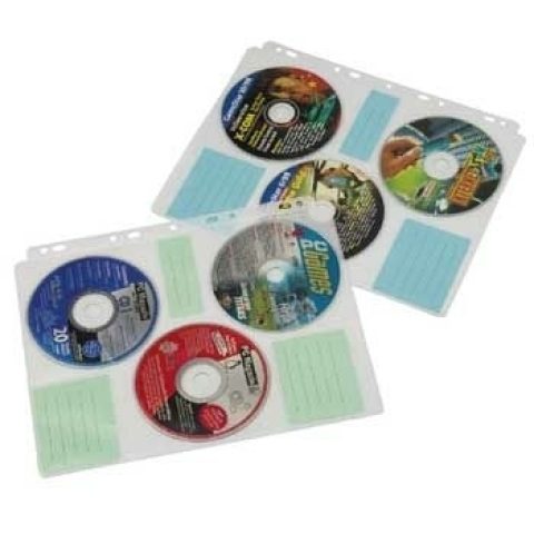 Hama CD-ROM Index Sleeves 60 диск (ов) Прозрачный