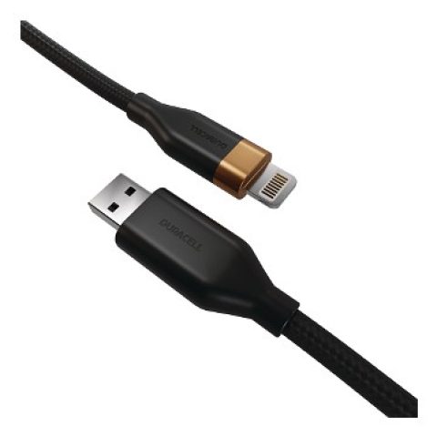 Duracell DRU5022A кабель с разъемами Lightning 2 m Черный