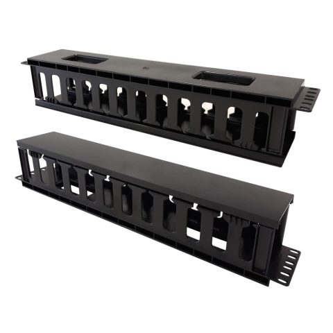 Techly Cable Entry Panel 19" 2U with Cover