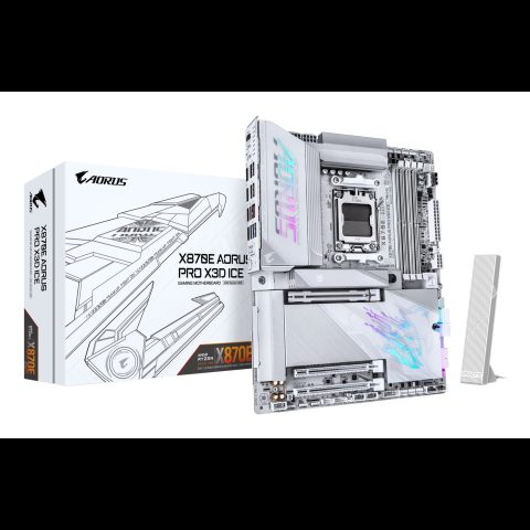 Gigabyte X870E AORUS PRO X3D ICE AMD X870E AM5 pieslēgvieta ATX