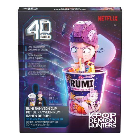 Kpop Demon Hunters 4D Build 6077588 puzle 3D puzle 200 pcs Komiksi