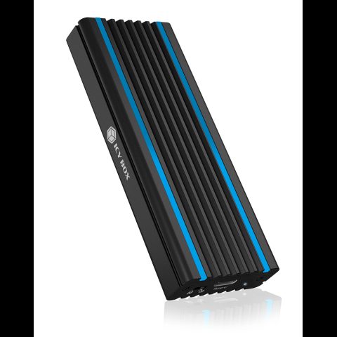 Icy Box IB-1824ML-C31 Корпус твердотельного диска Черный M.2
